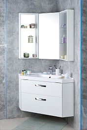 Акватон Шкаф подвесной Кантара 36 дуб полярный – фотография-3